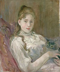 Jeune fille avec chat, 1892